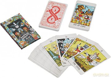 Mystical Medleys: A Vintage Cartoon Tarot - Nemons [KSIĄŻKA]