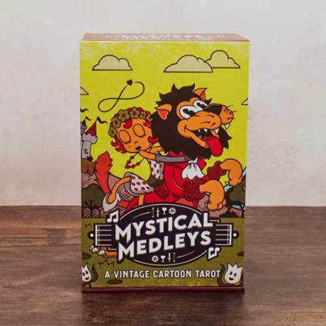 Mystical Medleys: A Vintage Cartoon Tarot - Nemons [KSIĄŻKA]