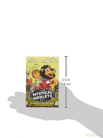 Mystical Medleys: A Vintage Cartoon Tarot - Nemons [KSIĄŻKA]
