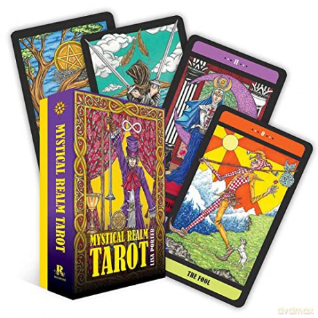 Mystical Realm Tarot: 78 Full-color Cards and 96-page Guidebook - Lisa Porter [KSIĄŻKA]