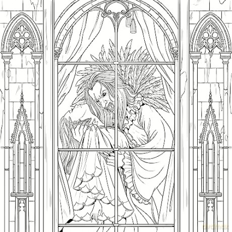 Mythogoria: Darkest Desires: A Gothic Romance Coloring Book - Fabiana Attanasio [KSIĄŻKA]