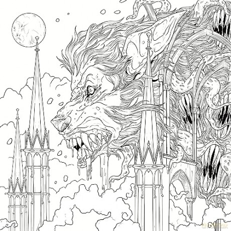 Mythogoria: Darkest Desires: A Gothic Romance Coloring Book - Fabiana Attanasio [KSIĄŻKA]