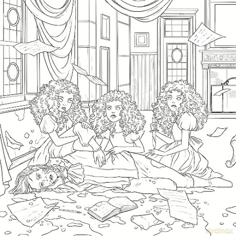 Mythogoria: Darkest Desires: A Gothic Romance Coloring Book - Fabiana Attanasio [KSIĄŻKA]