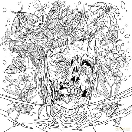 Mythogoria: Night Terrors: A Darkly Beautiful Horror Coloring Book - Fabiana Attanasio [KSIĄŻKA]