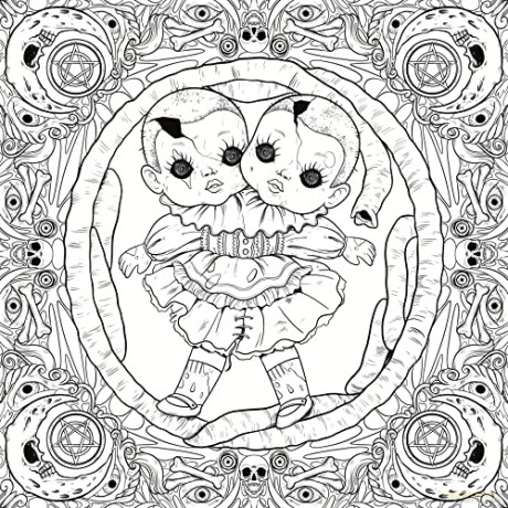 Mythogoria: Night Terrors: A Darkly Beautiful Horror Coloring Book - Fabiana Attanasio [KSIĄŻKA]