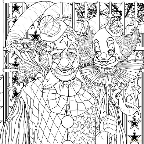 Mythogoria: Nightmare Cabaret: A Dazzling Horror Coloring Book - Fausto Bianchi [KSIĄŻKA]