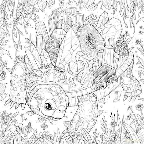 Mythographic Color and Discover: Crystal Kingdom: An Artist's Coloring Book of Prismatic Playgrounds - Weronika Kolinska [KSIĄŻKA]