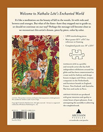 Nathalie Lété: Fall Foxes 1,000-Piece Puzzle (Artisan Puzzle) - Nathalie Lété [KSIĄŻKA]