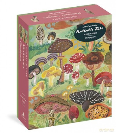 Nathalie Lété: Mushrooms 1,000-piece Puzzle (Artisan Puzzle) - Nathalie Lété [KSIĄŻKA]