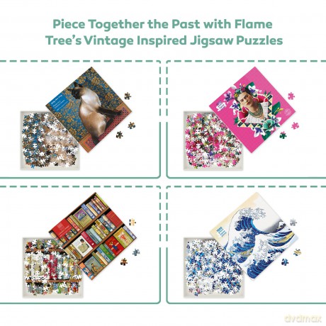 National Galleries Scotland - Mabel Royds - Water Lilies: 1000 Piece Jigsaw - Flame Tree Studio [PUZZLE]