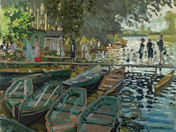 National Gallery 1000 Piece Jigsaw Puzzle - Bathers at La Grenouillere - Made In The UK - Incredibly Detailed - Hi-def Image - 100% Recycled Puzzle Board [PUZZLE]
