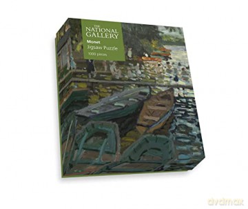 National Gallery 1000 Piece Jigsaw Puzzle - Bathers at La Grenouillere - Made In The UK - Incredibly Detailed - Hi-def Image - 100% Recycled Puzzle Board [PUZZLE]