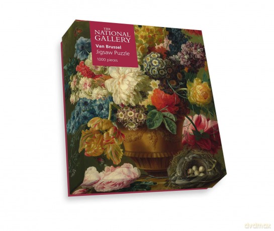 National Gallery 1000 Piece Jigsaw Puzzle - Flowers in a Vase - Made In The UK - Incredibly Detailed - Hi-def Image - 100% Recycled Puzzle Board [PUZZLE]