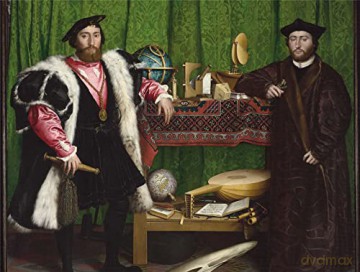 National Gallery 1000 Piece Jigsaw Puzzle - Jean de Dinteville and Georges de Selve ('The Ambassadors') - Made In The UK - Incredibly Detailed - Hi-Def Image - 100% Recycled Puzzle Board [PUZZLE]