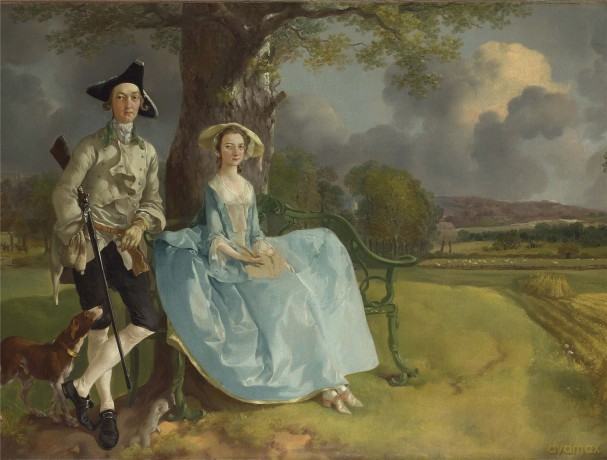 National Gallery 1000 Piece Jigsaw Puzzle - Mr And Mrs Andrews - Made In The UK - Incredibly Detailed - Hi-def Image - 100% Recycled Puzzle Board [PUZZLE]