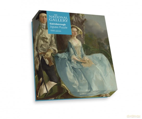 National Gallery 1000 Piece Jigsaw Puzzle - Mr And Mrs Andrews - Made In The UK - Incredibly Detailed - Hi-def Image - 100% Recycled Puzzle Board [PUZZLE]