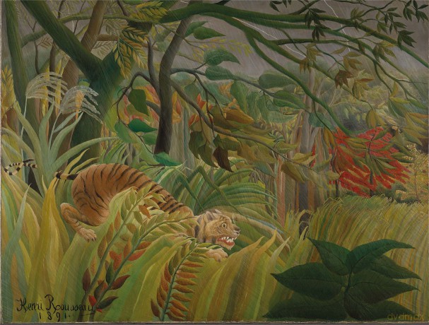 National Gallery 1000 Piece Jigsaw Puzzle - Surprised! By Henri Rousseau - Made In The UK - Incredibly Detailed - Hi-def Image - 100% Recycled Puzzle Board [PUZZLE]