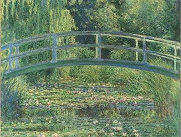National Gallery 1000 Piece Jigsaw Puzzle - The Water-Lily Pond - Made In The UK - Incredibly Detailed - Hi-def Image - 100% Recycled Puzzle Board [PUZZLE]