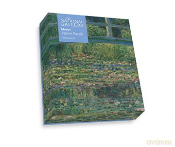 National Gallery 1000 Piece Jigsaw Puzzle - The Water-Lily Pond - Made In The UK - Incredibly Detailed - Hi-def Image - 100% Recycled Puzzle Board [PUZZLE]