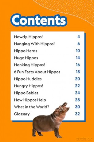 National Geographic Kids Hippos (Level 1) (National Geographic Kids, Level 1) - Maya Myers [KSIĄŻKA]