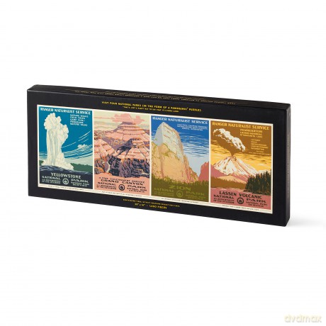 National Parks 1,000 Piece Panoramic Puzzle - Brass Monkey [KSIĄŻKA]