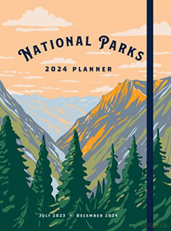 National Parks 2024 Weekly Planner: July 2023 - December 2024 - Editors of Rock Point [KALENDARZ]