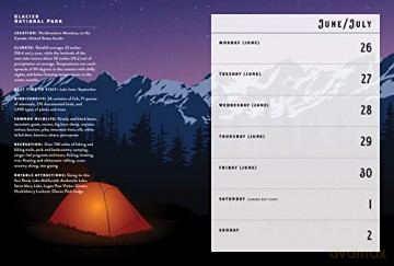 National Parks 2024 Weekly Planner: July 2023 - December 2024 - Editors of Rock Point [KALENDARZ]