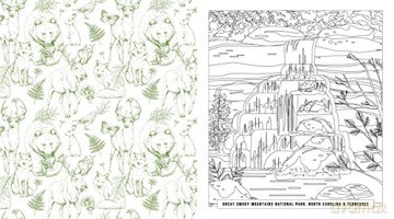 National Parks Coloring Book: Color Your Way Through America's Treasured Landscapes - More than 100 Pages to Color! - Editors of Chartwell Books [KSIĄŻKA]