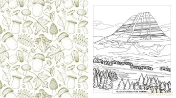National Parks Coloring Book: Color Your Way Through America's Treasured Landscapes - More than 100 Pages to Color! - Editors of Chartwell Books [KSIĄŻKA]