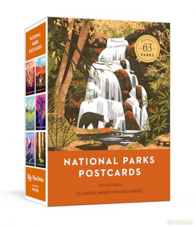 National Parks Postcards: 100 Illustrations That Celebrate America's Natural Wonders - Fifty-nine Parks [KSIĄŻKA]