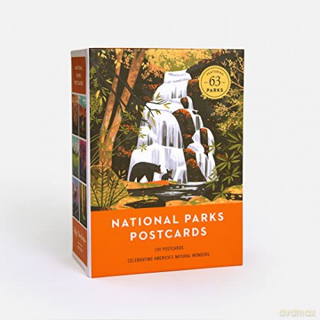 National Parks Postcards: 100 Illustrations That Celebrate America's Natural Wonders - Fifty-nine Parks [KSIĄŻKA]