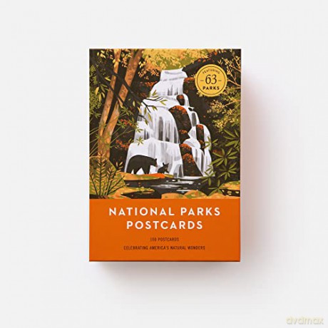 National Parks Postcards: 100 Illustrations That Celebrate America's Natural Wonders - Fifty-nine Parks [KSIĄŻKA]