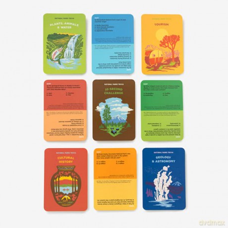 National Parks Trivia: A Card Game: 400 Questions to Test the Knowledge of Every Enthusiast (Ultimate Trivia Card Games): 390 Questions to Test the Knowledge of Every Enthusiast - Emily Hoff [KSIĄŻKA]