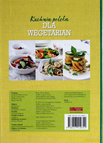 Kuchnia Polska Dla Wegetarian [KSIĄŻKA]