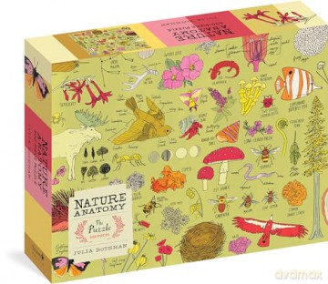 Nature Anatomy: The Puzzle (500 pieces) - Julia Rothman [KSIĄŻKA]