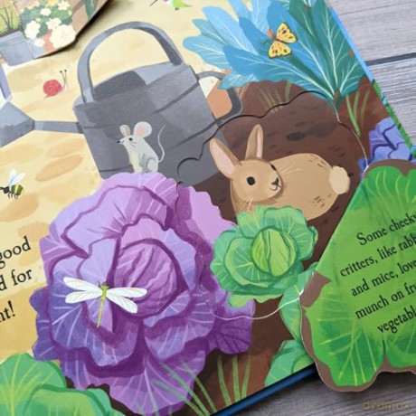 Nature Die-Cut Books - Garden - Kathryn Selbert [KSIĄŻKA]