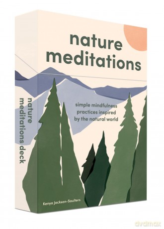 Nature Meditations Deck: Simple Mindfulness Practices Inspired by the Natural World - Kenya JacksonSaulters [KSIĄŻKA]