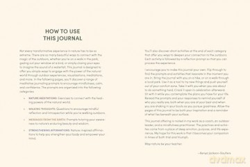 Nature Meditations Journal: Mindful Practices and Restorative Activities Inspired by the Natural World - Kenya JacksonSaulters [KSIĄŻKA]
