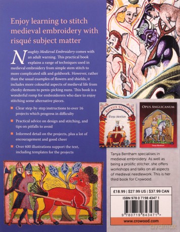 Naughty Medieval Embroidery - Tanya Bentham [KSIĄŻKA]