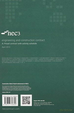 NEC3 Engineering and Construction Contract Option A: Price contract with activity schedule: Option A: Priced Contract With Activity Schedule, An NEC Document, April 2013, Includes Amendments - Nec [KSIĄŻKA]