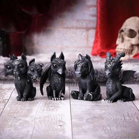 Nemesis Now Cult Cuties Diabarkus, Black, 10.5cm [FIGURKA]