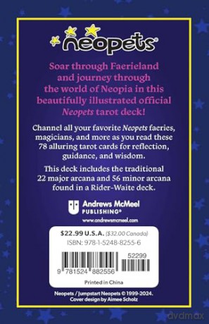 Neopets: The Official Tarot Deck: A 78-Card Deck and Guidebook, Faerie Edition - Crystal Rice [KSIĄŻKA]