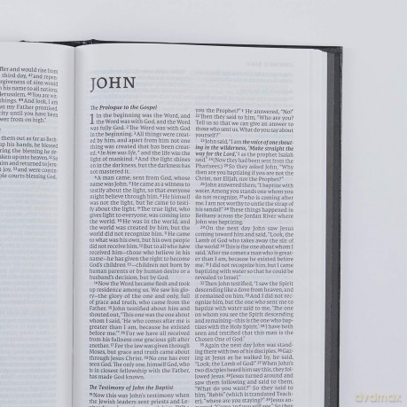 NET Bible, Pew and Worship, Hardcover, Black, Comfort Print: Holy Bible - Thomas Nelson [KSIĄŻKA]