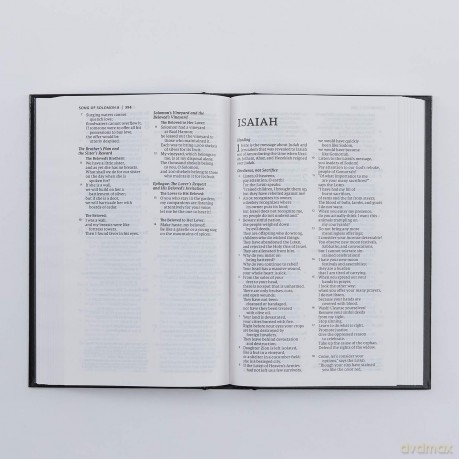 NET Bible, Pew and Worship, Hardcover, Black, Comfort Print: Holy Bible - Thomas Nelson [KSIĄŻKA]