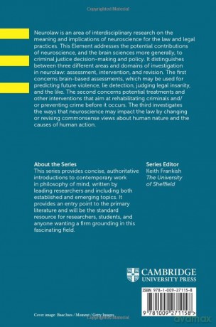 Neurolaw (Elements in Philosophy of Mind) - Gregg D. Caruso [KSIĄŻKA]