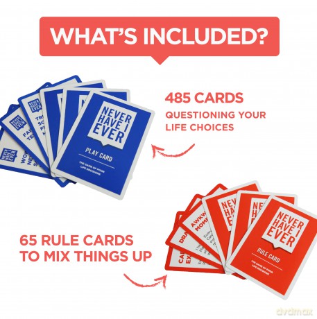Never Have I Ever Classic Edition Card Games - Fun and Entertaining Adult Party Games for interactive Game Night, Party Hosts, Bachelorettes, College, Icebreakers, Social Events! Viral on Reality TV! [KSIĄŻKA]