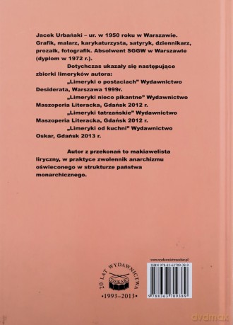 Limeryki Poprawne Politycznie - Urbański Jacek [KSIĄŻKA]