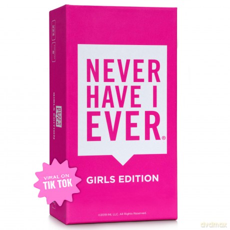 Never Have I Ever Girls Edition Adult Party Game: Fun-Filled Card Game for an Unforgettable Game Night of Laughs, Secrets, and Memories for 3+ Players, Ages 17+ [KSIĄŻKA]