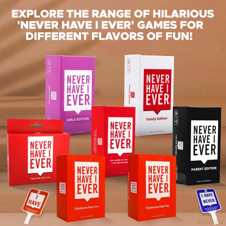 Never Have I Ever Girls Edition Adult Party Game: Fun-Filled Card Game for an Unforgettable Game Night of Laughs, Secrets, and Memories for 3+ Players, Ages 17+ [KSIĄŻKA]