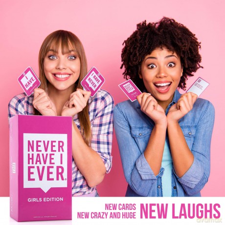 Never Have I Ever Girls Edition Adult Party Game: Fun-Filled Card Game for an Unforgettable Game Night of Laughs, Secrets, and Memories for 3+ Players, Ages 17+ [KSIĄŻKA]